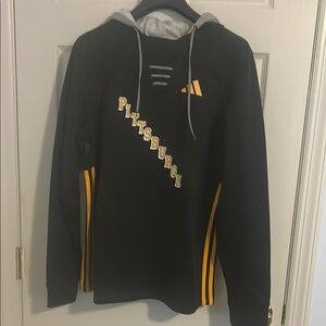 adidas Black and Gold Men's Hoodie